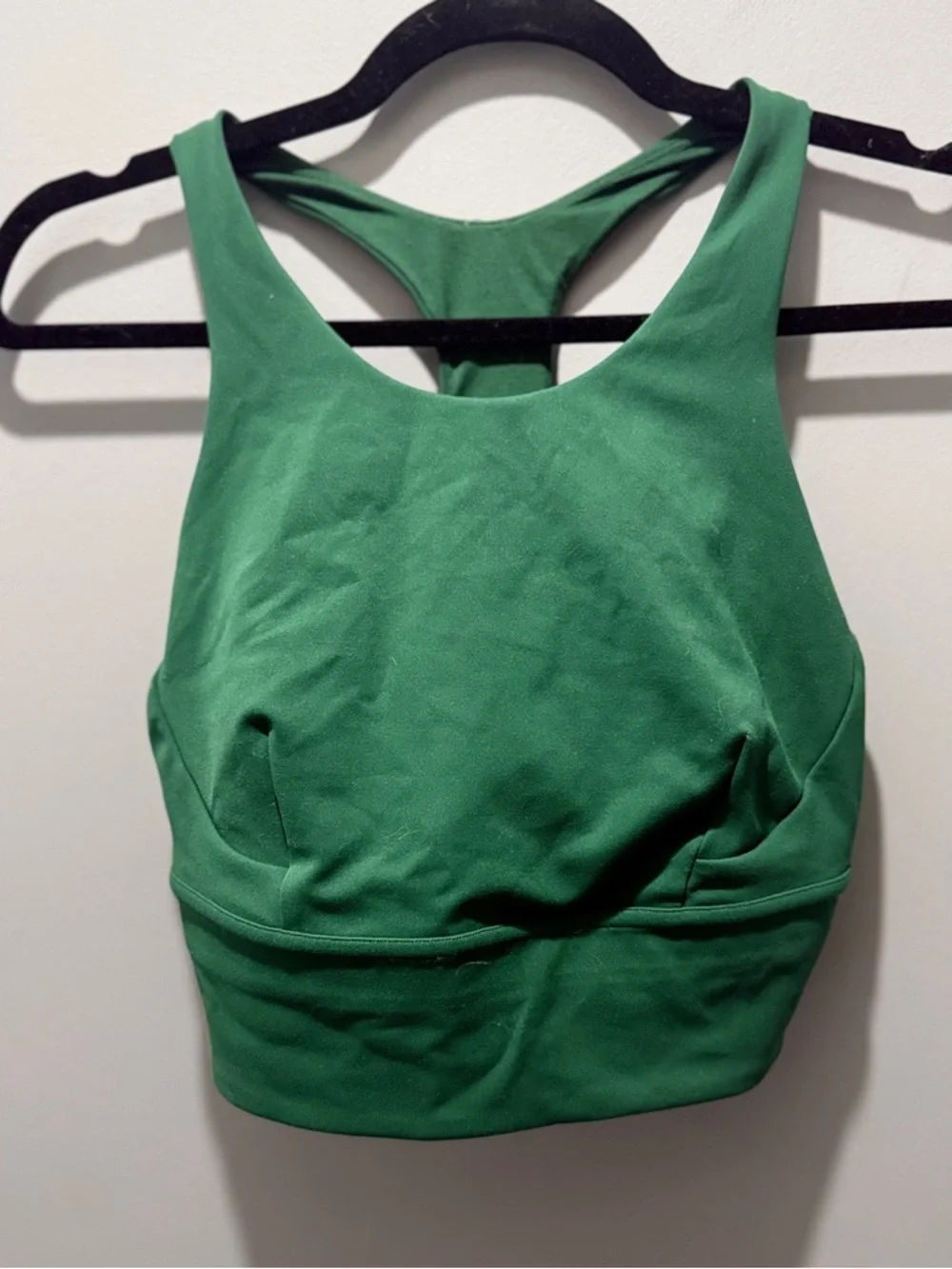 Lululemon Wunder Train Longline Bra Medium Support, C/D Cup Everglade Green - Picture 4 of 6